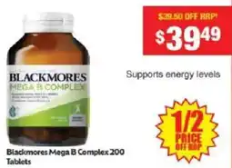 Chemist Warehouse Blackmores Mega B Complex offer