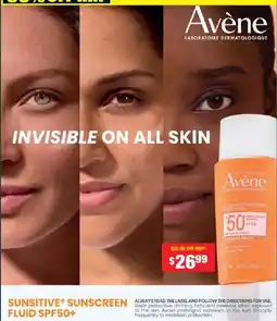 Chemist Warehouse Avene Sunsitive Sunscreen Fluid SPF50+ offer
