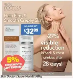 Chemist Warehouse Skin Doctors Super Necklift offer