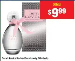 Chemist Warehouse Sarah Jessica Parker Born Lovely 30ml edp offer