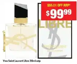 Chemist Warehouse Yves Saint Laurent Libre 30ml edp offer