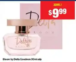 Chemist Warehouse Bloom by Delta Goodrem 30ml edp offer