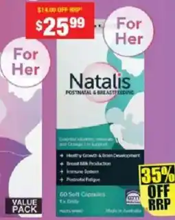 Chemist Warehouse Natalis Postnatal & Breastfeeding offer