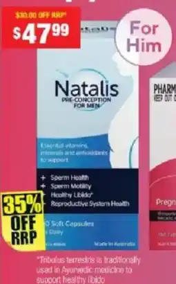 Chemist Warehouse Natalis Pre-Conception For Men offer
