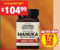 Chemist Warehouse Barnes & Noble Australian Manuka Active Honey offer