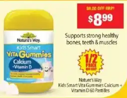 Chemist Warehouse Nature's Way Kids Smart Vita Gummies Calcium + Vitamin D offer