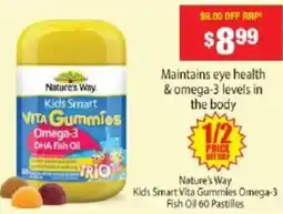 Chemist Warehouse Nature's Way Kids Smart Vita Gummies Omega-3 Fish Oil offer