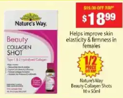 Chemist Warehouse Nature's Way Beauty Collagen Shot offer
