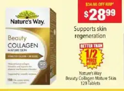 Chemist Warehouse Nature's Way Beauty Collagen Mature Skin offer