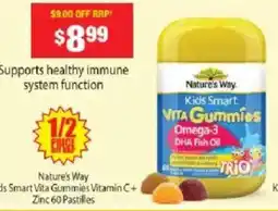 Chemist Warehouse Nature's Way Kids Smart Vita Gummies Omega-3 DHA Fish Oil offer