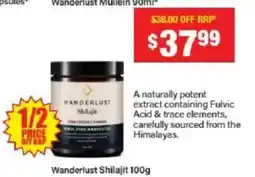 Chemist Warehouse Wanderlust Shilajit offer