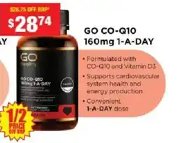 Chemist Warehouse GO healthy GO CO-Q10 offer