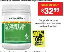 Chemist Warehouse Healthy Care Magnesium Glycinate offer
