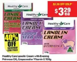 Chemist Warehouse Healthy Care Lanolin Cream offer