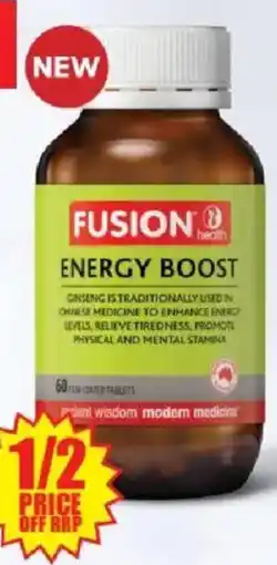 Chemist Warehouse Fusion Health Energy Boost offer