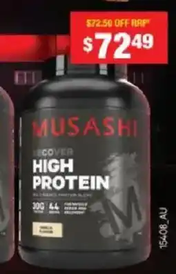 Chemist Warehouse Musashi Recover High Protein offer