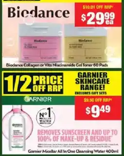Chemist Warehouse Garnier Micellar Water offer