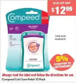 Chemist Warehouse Compeed Cold Sore Patch offer