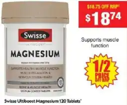 Chemist Warehouse Swisse Ultiboost Magnesium offer