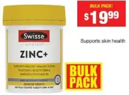 Chemist Warehouse Swisse Zinc+ offer