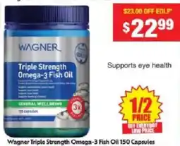 Chemist Warehouse Wagner Triple Strength Omega-3 Fish Oil offer