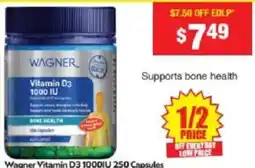 Chemist Warehouse Wagner Vitamin D3 1000IU offer