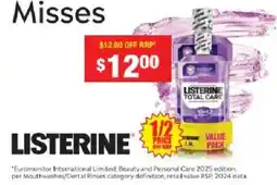 Chemist Warehouse Listerine Total Care offer