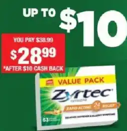 Chemist Warehouse Zyrtec Value Pack offer