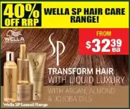 Chemist Warehouse Wella SP Luxeoil Range offer