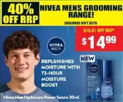 Chemist Warehouse Nivea Men Hydrocare Power Serum offer