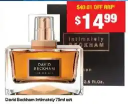 Chemist Warehouse David Beckham Intimately edt offer
