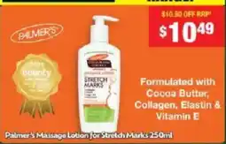 Chemist Warehouse Palmer's Massage Lotion for Stretch Marks offer
