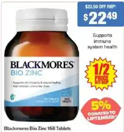 Chemist Warehouse Blackmores Bio Zinc offer