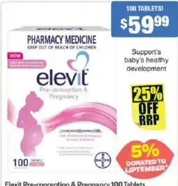 Chemist Warehouse Elevit Pre-conception & Pregnancy offer
