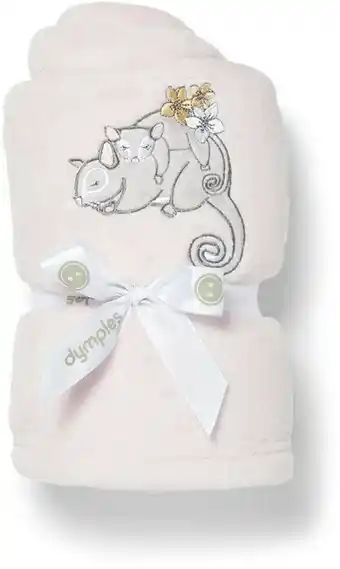 BIG W Dymples Baby Applique Fleece Blanket offer