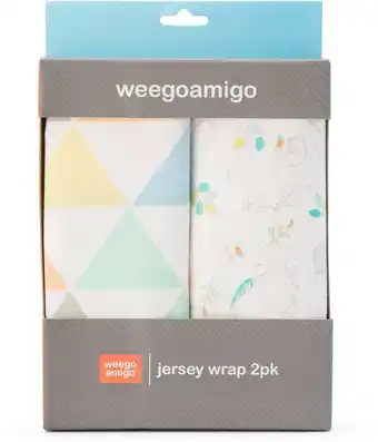 BIG W Weego Amigo 2-Pack Jersey Wrap - Adorable Aussie offer