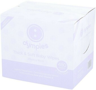 BIG W Dymples 480-Pack Wipes - Lightly Fragranced offer