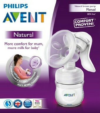 BIG W Philips Avent Manual Breast Pump - Clear offer