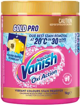IGA Vanish Napisan Gold Pro Oxi Action Selected Varieties offer