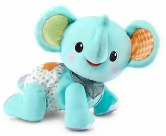 BIG W Vtech Crawl with Me Elephant Assorted in Blue or Pink offer