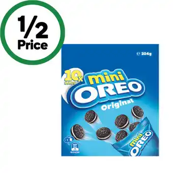 Woolworths Oreo Mini Cookies Multipack offer