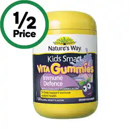 Woolworths Nature's Way Kids Smart Vita Gummies Immune Defence offer