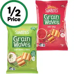 Woolworths Sunbites Grain Waves offer