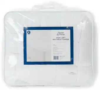 BIG W House & Home High Loft Mattress Topper offer