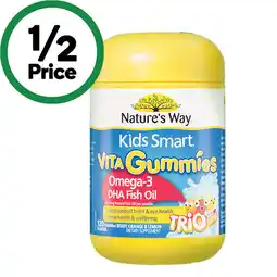 Woolworths Nature's Way Kids Smart Vita Gummies Omega 120 offer