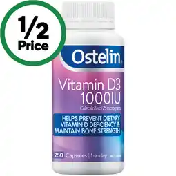 Woolworths Ostelin Vitamin D3 1000IU Capsules offer