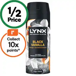 Woolworths Lynx Fine Fragrance Body Spray offer