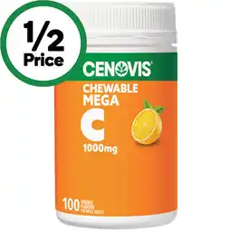 Woolworths Cenovis Mega Vitamin C 1000mg Chewable Tablets offer