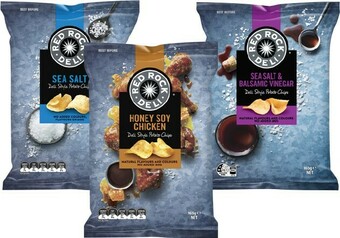 BIG W Red Rock Deli Chip Varieties 165g offer