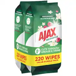 Woolworths Ajax Multipurpose Wipes offer